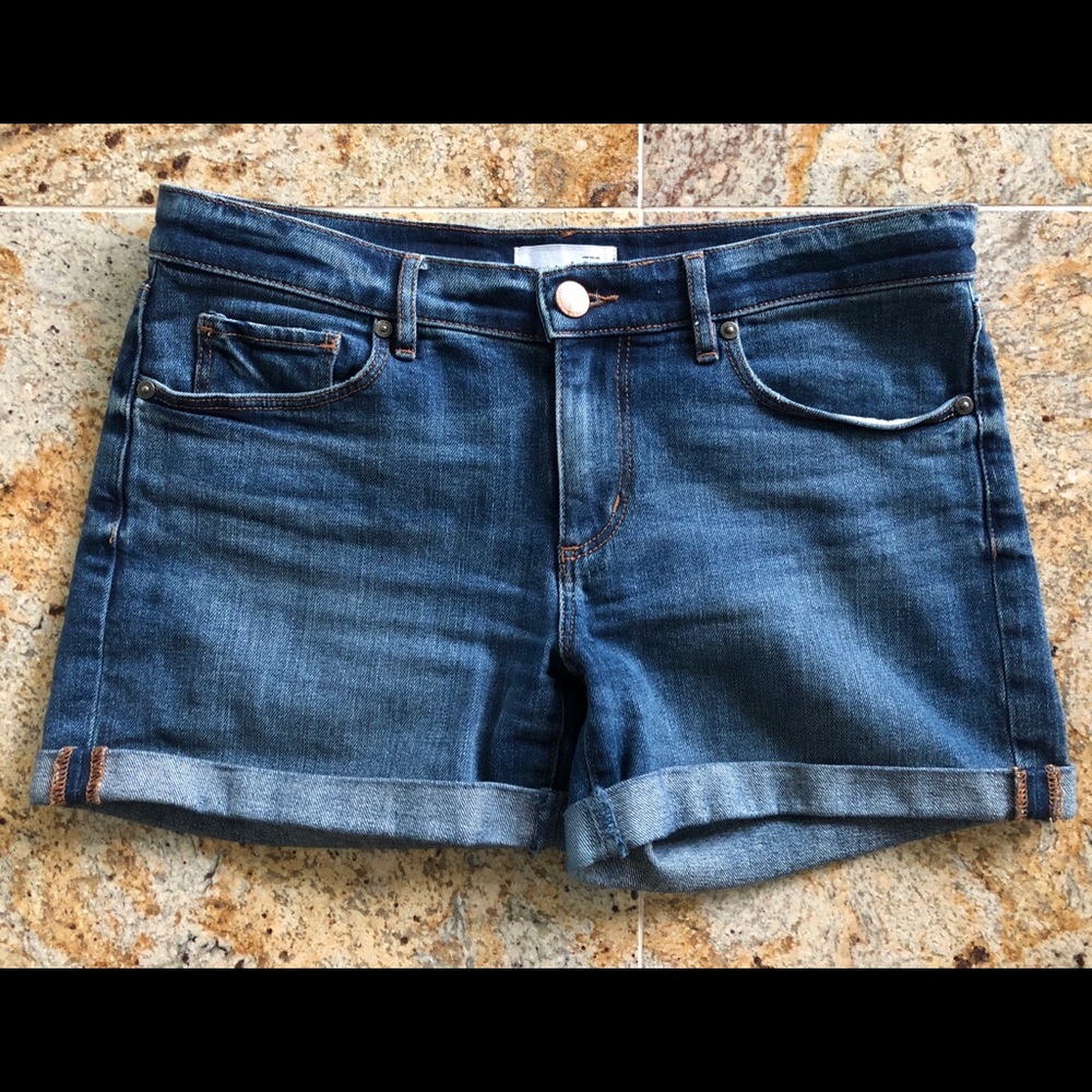LOFT Mid Rise Jean Shorts
